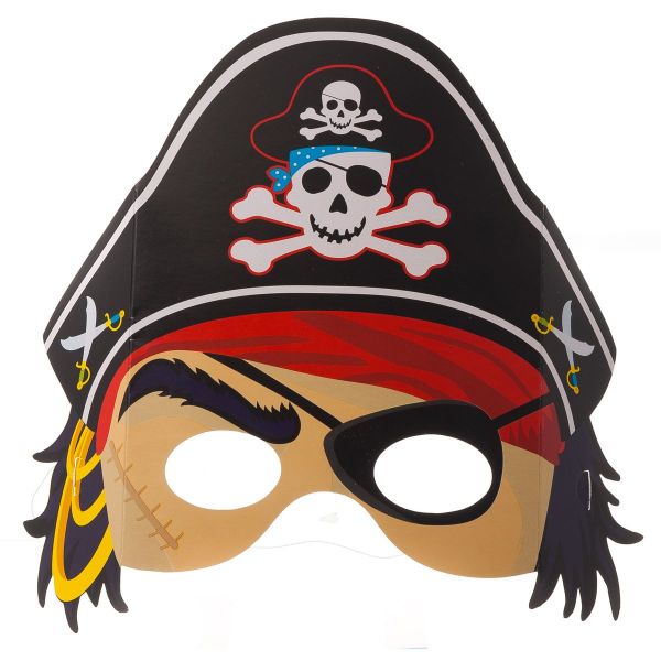 Полумаска Пират 8шт/А