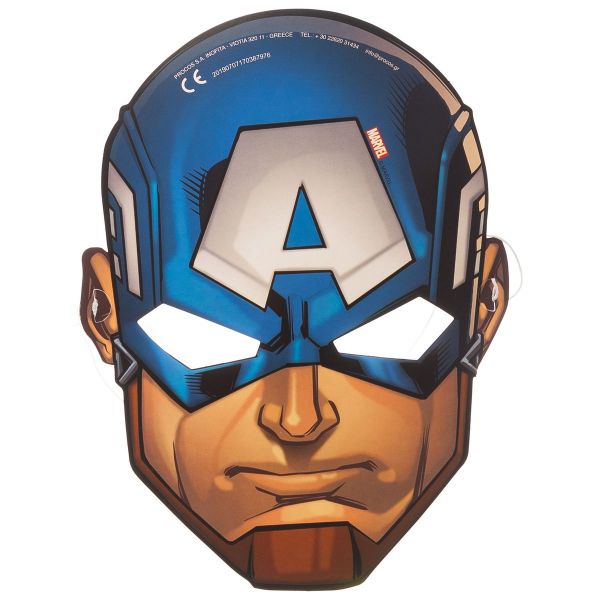 Маска Мстители 6шт/Р