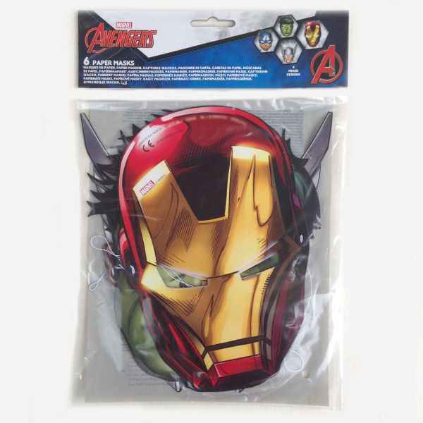 Маска Мстители 6шт/Р