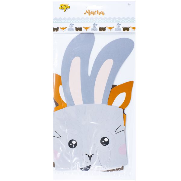 Маска Лесные Друзья 3шт/G