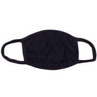 Маска тканевая черная 2-слойная б/рис/G