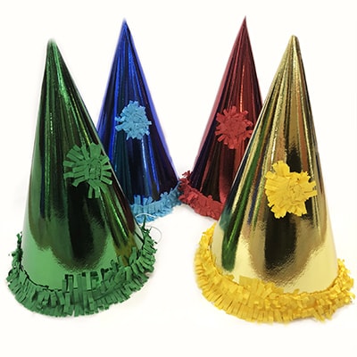 Колпак большой фольг ассорти/G