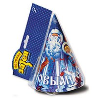 Колпак С НГ Дед Мороз Снегурочка 6шт/П