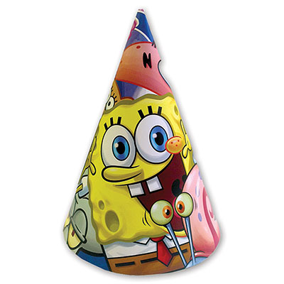 Колпак Губка Боб 8шт/А