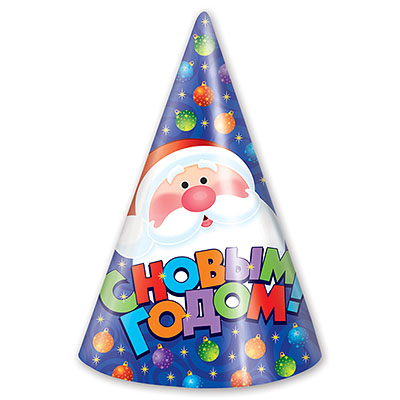 Колпак С НГ Елочные игрушки 6шт/П