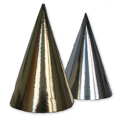 Колпак фольг золото/серебро 8шт/Д