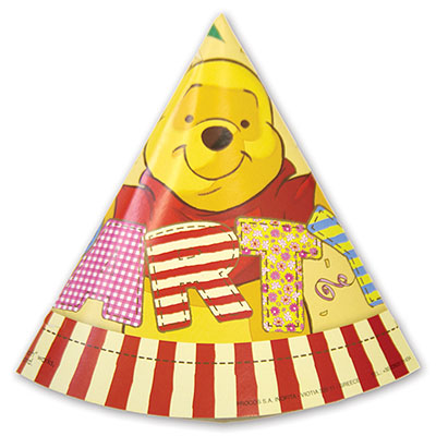 Колпак Винни Пух алфавит 6шт/Р