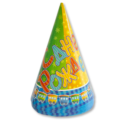 Колпак С ДР Паровозик 6шт/П