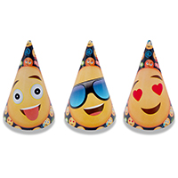 Колпак Эмоции Смайлик 6шт/М