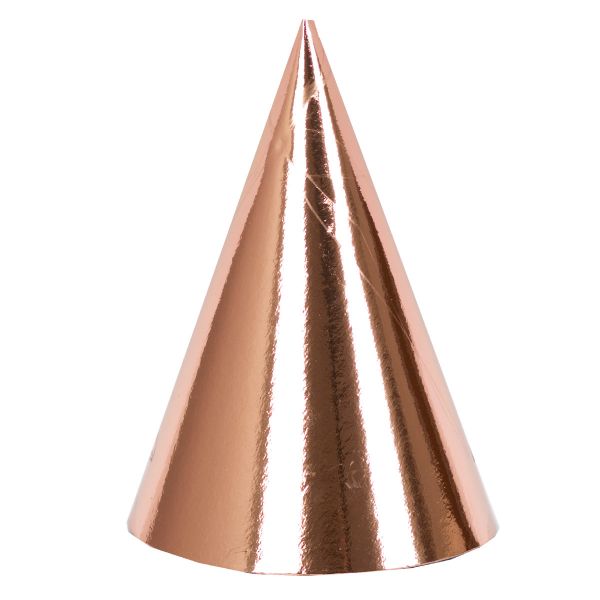 Колпак фольг розовое золото 6шт/G