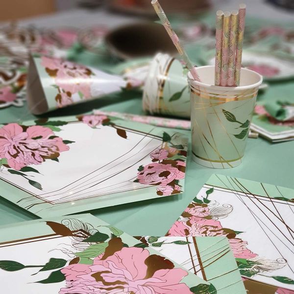 Колпак Пионы 6шт/G