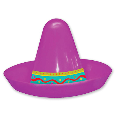 Шляпа пласт Мини Сомбреро асс 6см 8шт/А