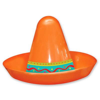 Шляпа пласт Мини Сомбреро асс 6см 8шт/А