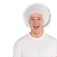 Парик Кудрявый белый/A