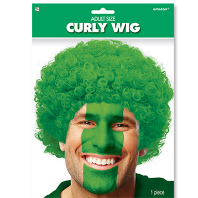 Парик Кудрявый зеленый/A