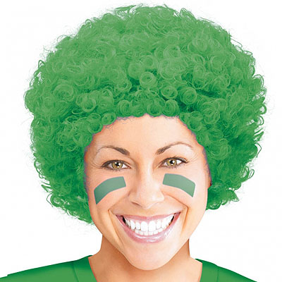 Парик Кудрявый зеленый/A