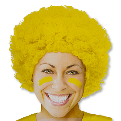 Парик Кудрявый желтый/A
