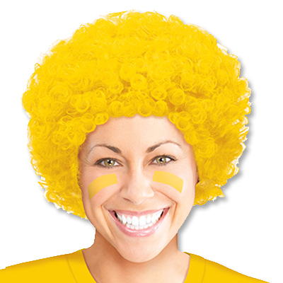 Парик Кудрявый желтый/A