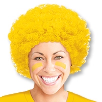 Парик Кудрявый желтый/A