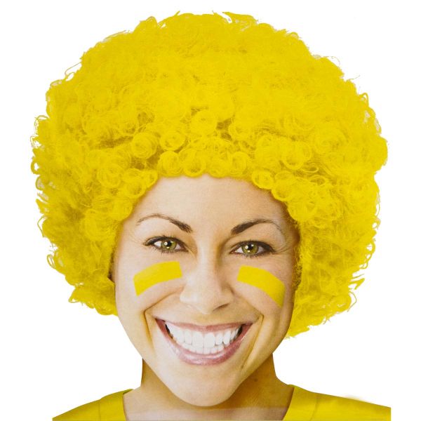 Парик Кудрявый желтый/A