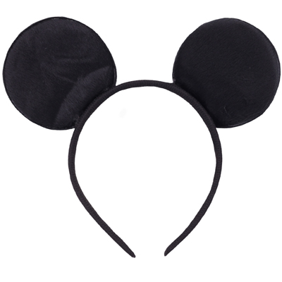 Ободок Уши Мышонка черные/G