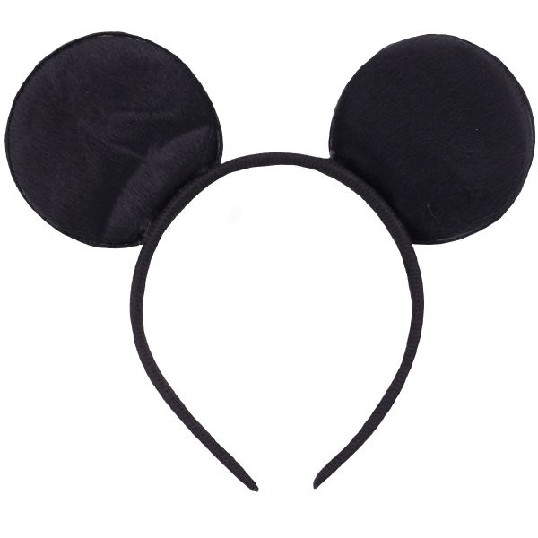 Ободок Уши Мышонка черные/G