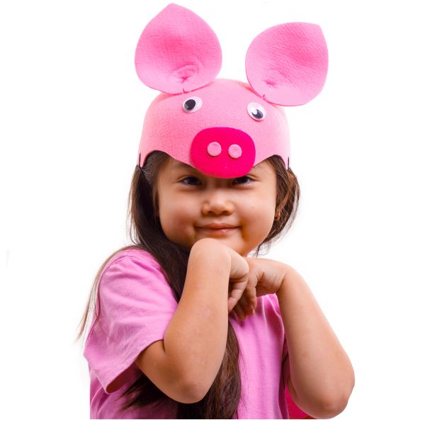 Шапочка фетр Поросенок/G