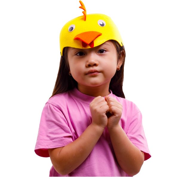 Шапочка фетр Цыпленок/G