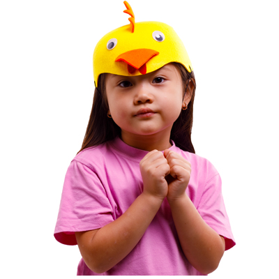 Шапочка фетр Цыпленок/G