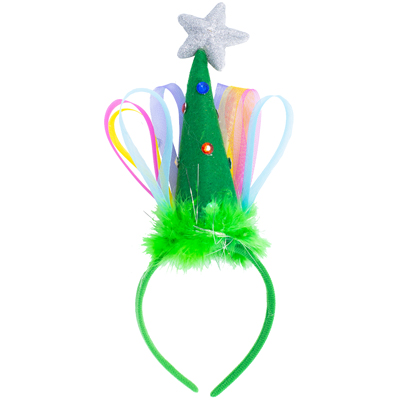 Ободок Елка со стразами/G