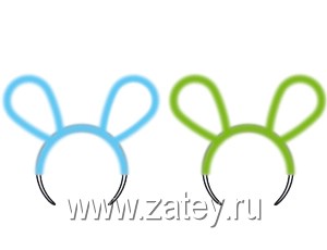 Светящ Ободок с ушками