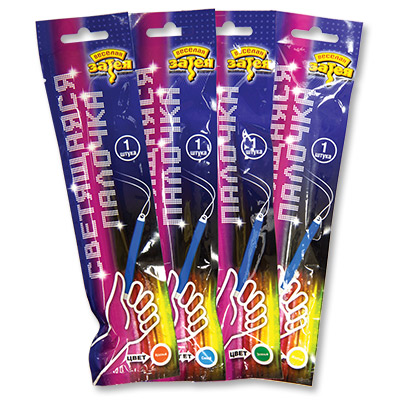 Светящ Палочка 15см со шнурком