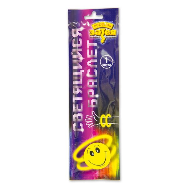 Светящ Браслет двойной Улыбка