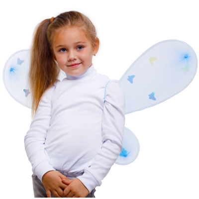 Крылья LED Фея голубые/G