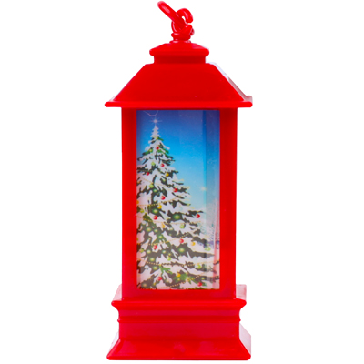 Фонарь светодиодный Снеговик 14см/G