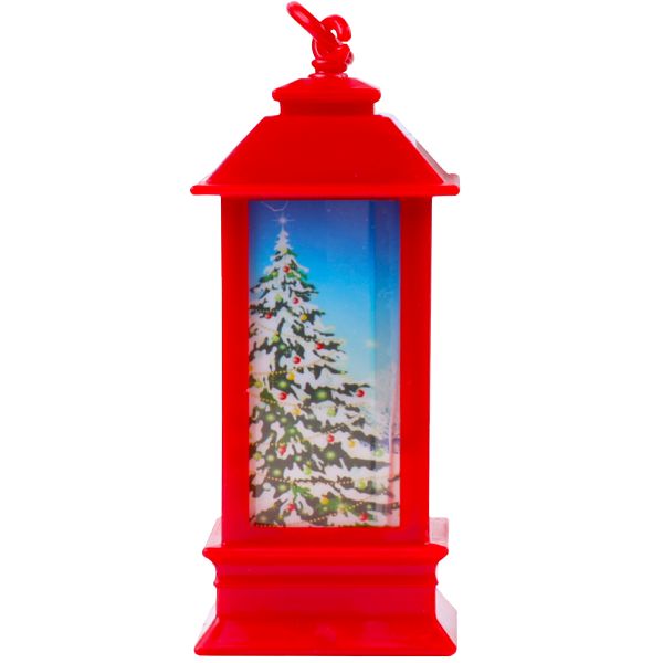 Фонарь светодиодный Снеговик 14см/G