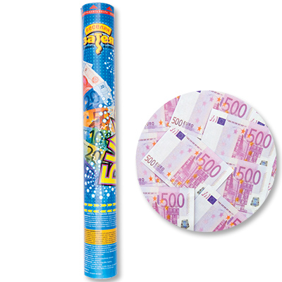 Хлопушка Бумфети 40см ДенежныйДождь Евро