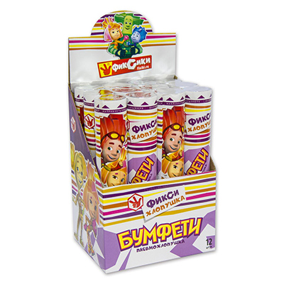 Хлопушка Фиксики 30см пневмо