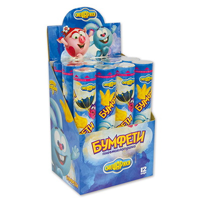 Хлопушка Смешарики Акварель 30см пневмо