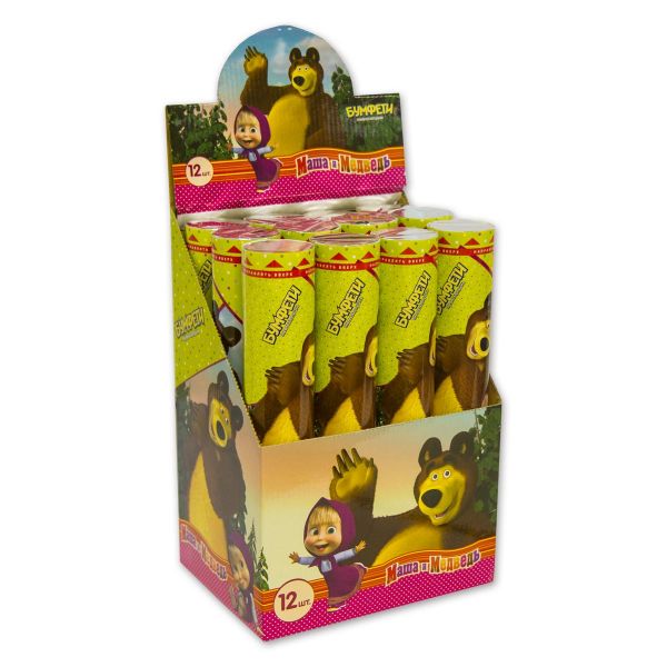 Хлопушка Маша и Медведь 30см пневмо