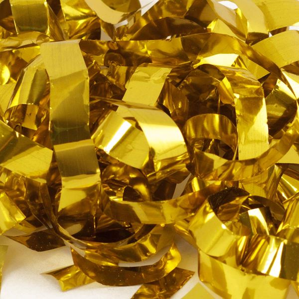 Хлопушка Бумфети 20см серпант фол золото