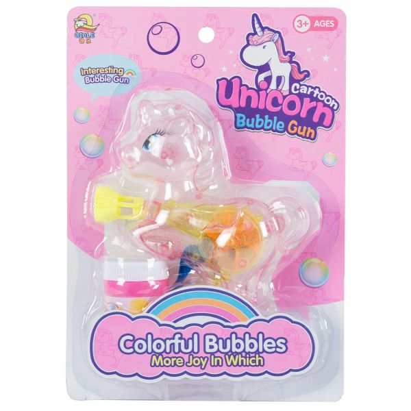 Игрушка с мыл пузырями Единорог светящ/G