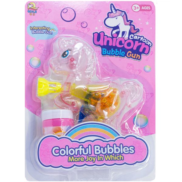 Игрушка с мыл пузырями Единорог светящ/G