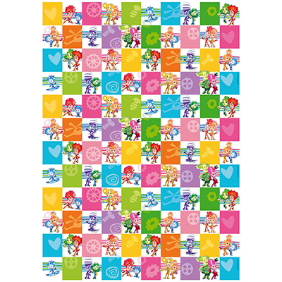 Бумага упаков Фиксики 0,7х1м 2шт