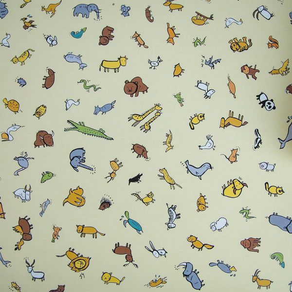 Бумага упак Животные 67х99см