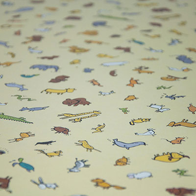 Бумага упак Животные 67х99см