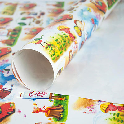 Бумага упак Детск С Девочкой 67х99см