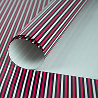 Бумага упак Линии красн-черн-бел 67х99см