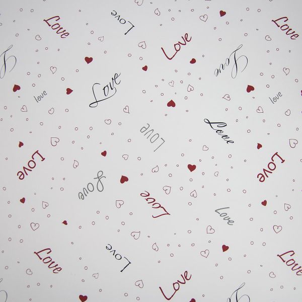 Бумага упак LOVE 67х99см