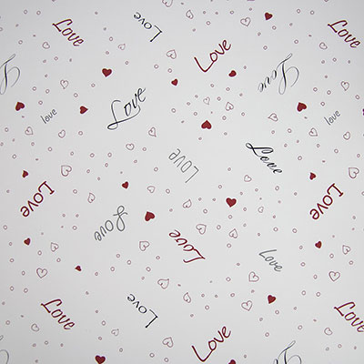 Бумага упак LOVE 67х99см